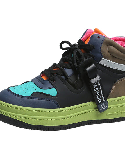 Running Ladies Sneakers Platform Womens Girls Chunky Shoes Skateboard Boots