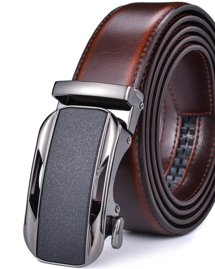 Men's Ratchet Belt with Automatic Buckle