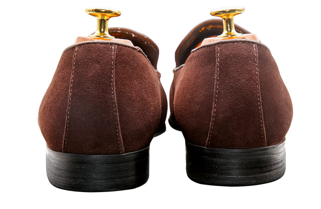 Chinese Shoe Factory 100% Handmade Leather Shoes Italian Style Suede Men Loafer