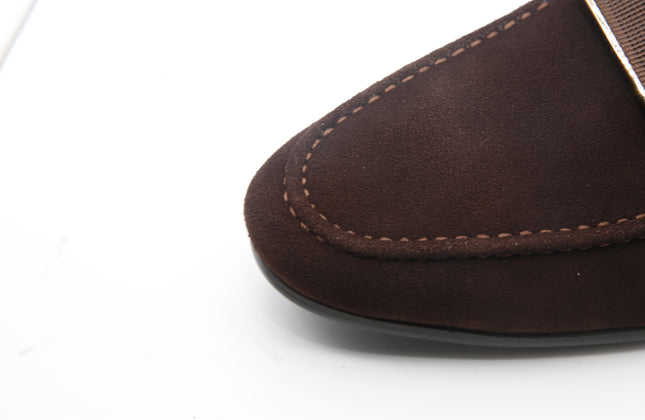 Chinese Shoe Factory 100% Handmade Leather Shoes Italian Style Suede Men Loafer