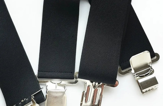 Plus Size 50mm Wide Men Suspenders High Elastic Adjustable