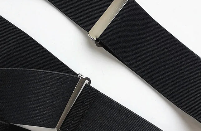 Plus Size 50mm Wide Men Suspenders High Elastic Adjustable