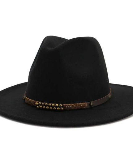 2025 Trend Men & Women Wide Brim Wool Felt Jazz Fedora Hats Panama Style