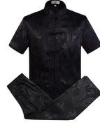 black short sleeve / 4XL 190 / Adults