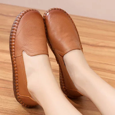 GKTINOO Women's Flats Handmade Shoes 2025 Spring Autumn Genuine Leather Ladies