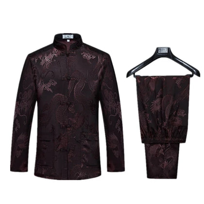 Authentic Men's Dragon Kung Fu Outfit - Constantin & Crys