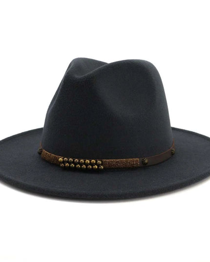 2025 Trend Men & Women Wide Brim Wool Felt Jazz Fedora Hats Panama Style