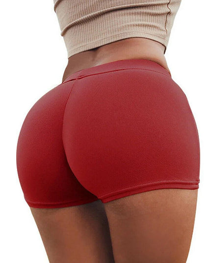 Fitness Gym Compression Short High Waist Running Training Shorts Breathable