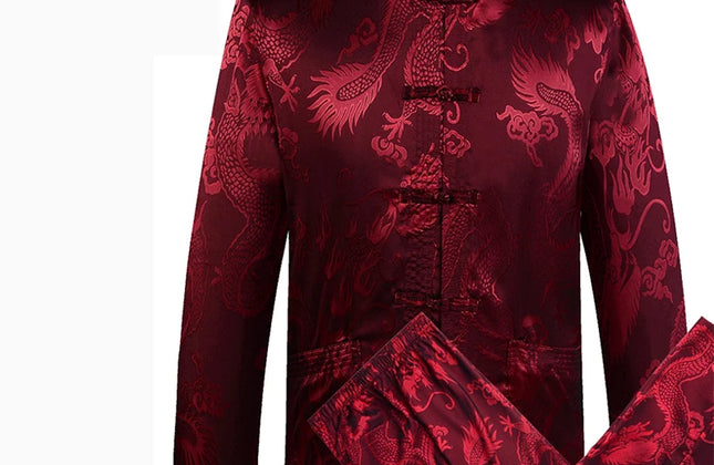 Authentic Men's Dragon Kung Fu Outfit - Constantin & Crys