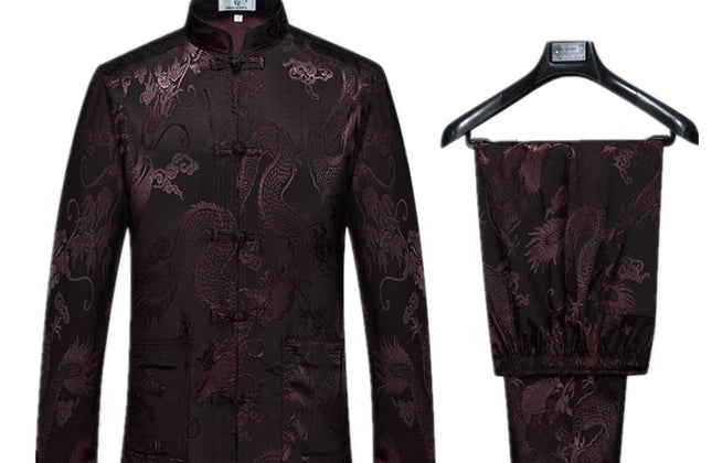 Authentic Men's Dragon Kung Fu Outfit - Constantin & Crys