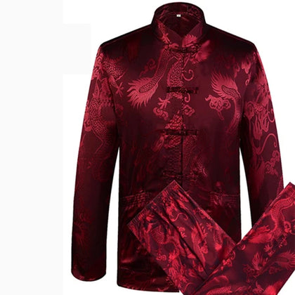 Authentic Men's Dragon Kung Fu Outfit - Constantin & Crys