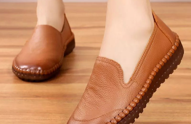 GKTINOO Women's Flats Handmade Shoes 2025 Spring Autumn Genuine Leather Ladies