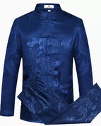 blue  long sleeve / XXL 180 / Adults