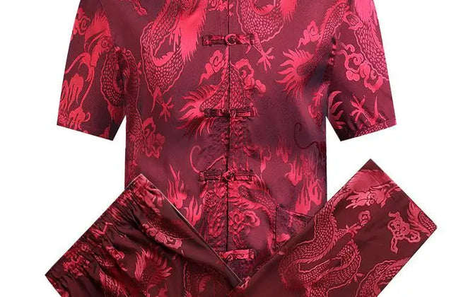 Authentic Men's Dragon Kung Fu Outfit - Constantin & Crys