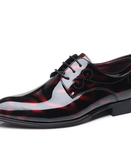 Patent Leather Oxford Shoes for Men Dress Shoes Men Formal Shoes Pointed