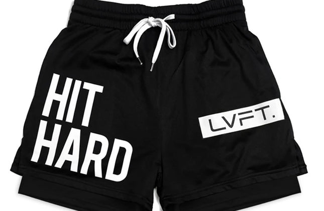 Summer Running Shorts Men 2 in 1 Sports Jogging Fitness Shorts Training Quick