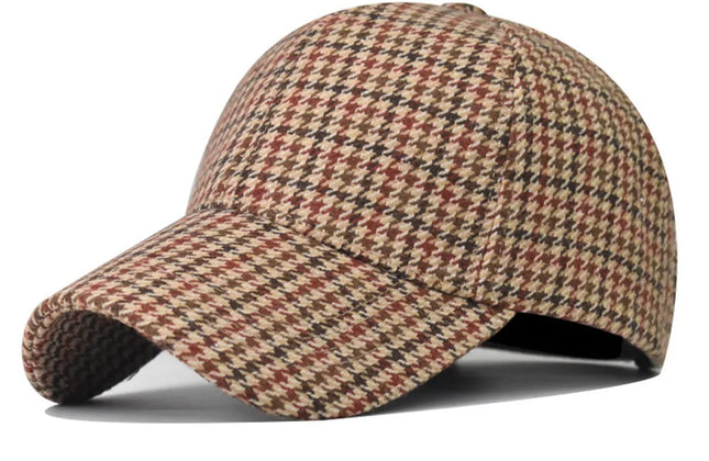 FS Luxury Brand Houndstooth Baseball Caps