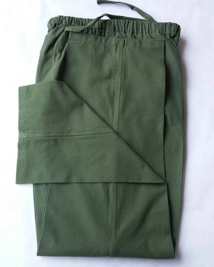 Men Pants Cotton Chinese Traditional Men's Kung Fu Pants Wu Shu Tai Chi Elast