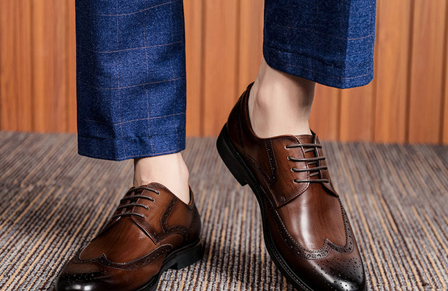 Mes's Classic Office Formal Business Oxford Shoes