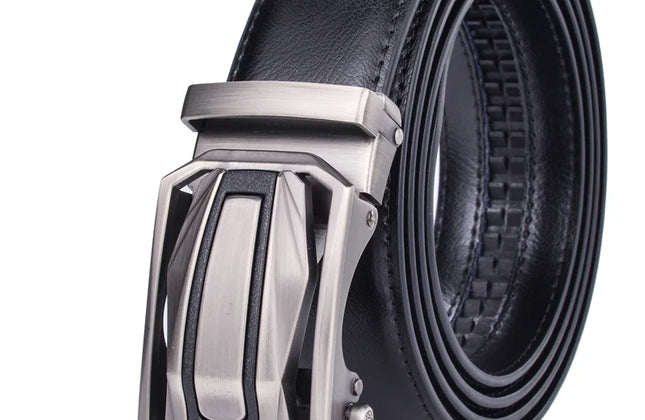 Men's Ratchet Belt with Automatic Buckle