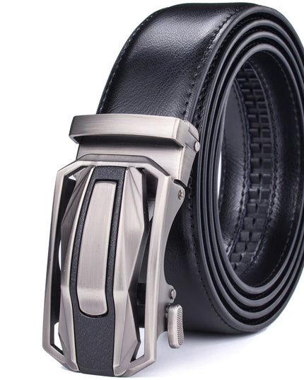 Men's Ratchet Belt with Automatic Buckle