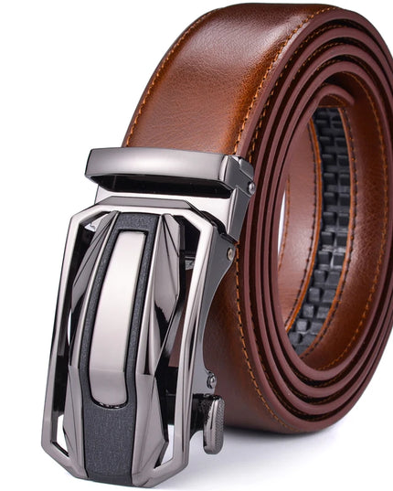 Men's Ratchet Belt with Automatic Buckle