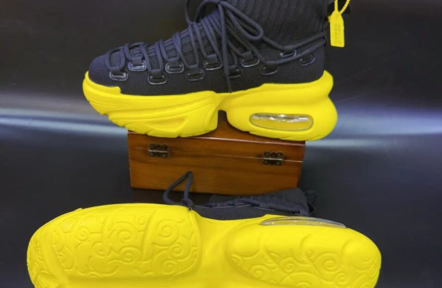 أحذية رياضية أوربان تشنكي بكعب ويدج – أحذية جريئة للرجال على نمط أزياء الشارع