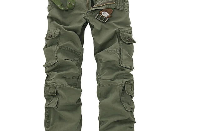 New Fall Men Cargo Pants Camouflage Trousers Pants for Men 4 Colors Pocket