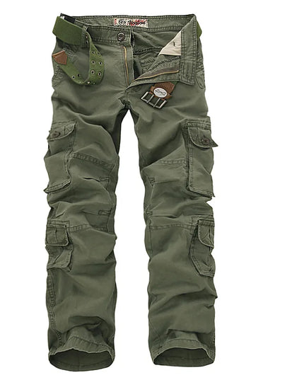 New Fall Men Cargo Pants Camouflage Trousers Pants for Men 4 Colors Pocket