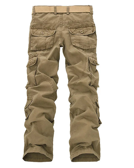New Fall Men Cargo Pants Camouflage Trousers Pants for Men 4 Colors Pocket