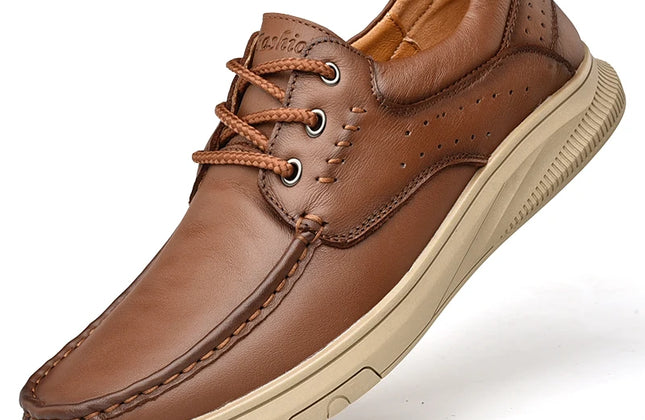 Italian Handmade Working Comfortable Office Men Genuine Leather