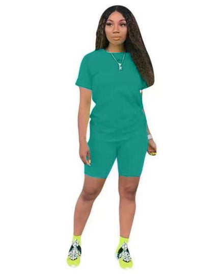 Custom Outfits Women T Shirt and Short Sets Summer 2 Two Piece Short