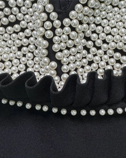 High Quality Beading Women Celebrity Long Maxi Party Night