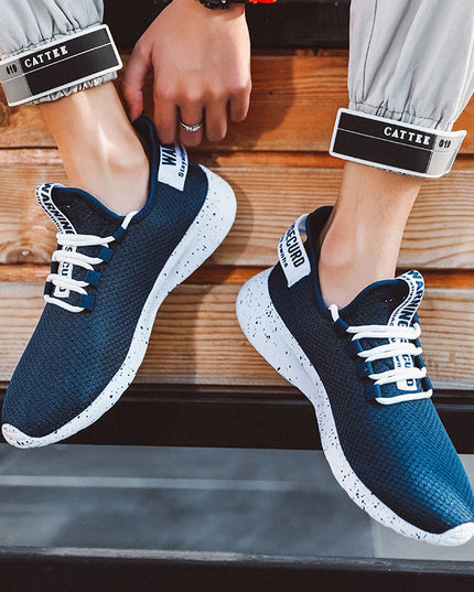 Men's Lightweight Breathable Vulcanize Sneakers — Non-Slip