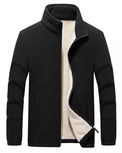 Mens Thick Fleece Jackets Men Outwear Sportswear Wool Liner Warm Jackets