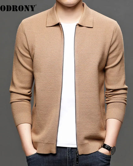 COODRONY Brand Cardigan Men Fashion Streetwear Sweate