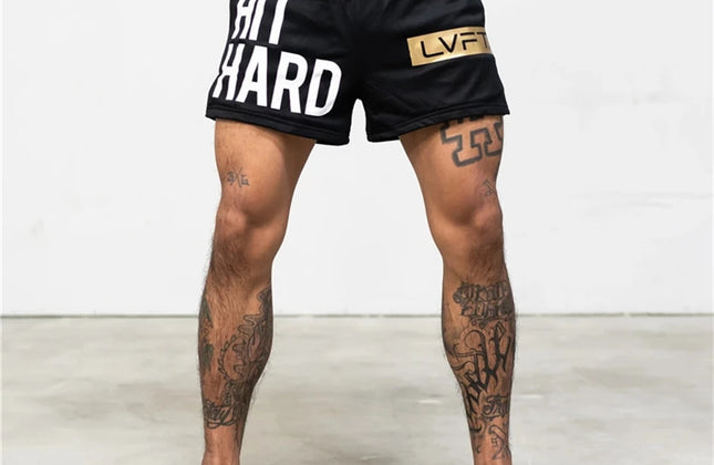 Summer Running Shorts Men 2 in 1 Sports Jogging Fitness Shorts Training Quick