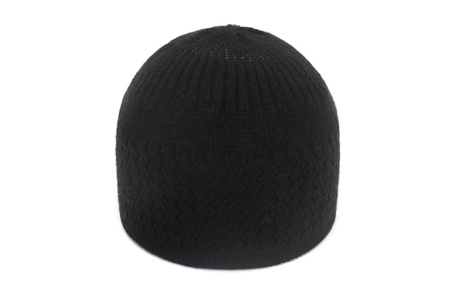 Winter Knitted Muslim Men Prayer Hats Warm Male Beanies Cap Islamic Ramadan