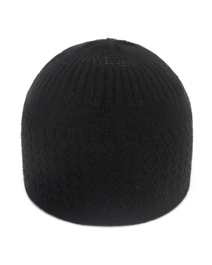 Winter Knitted Muslim Men Prayer Hats Warm Male Beanies Cap Islamic Ramadan
