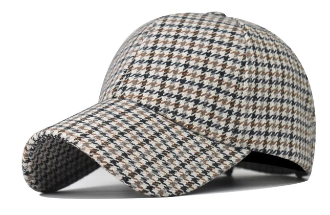 FS Luxury Brand Houndstooth Baseball Caps