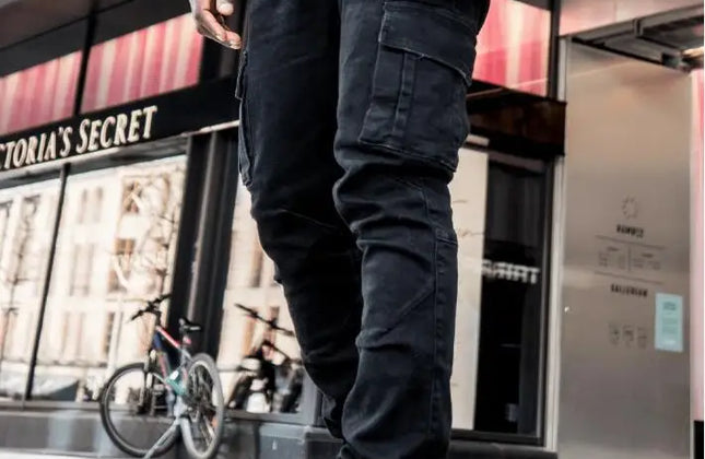 Custom Mens Vintage Style Slim Fit Stacked Jean Distressed Side Pocket Denim