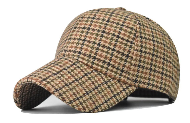 FS Luxury Brand Houndstooth Baseball Caps