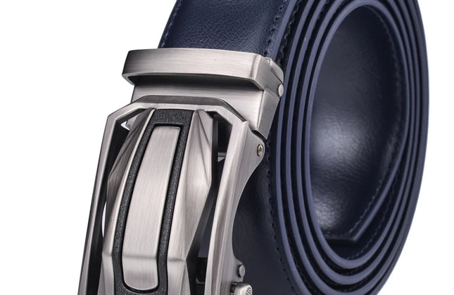 Men's Ratchet Belt with Automatic Buckle