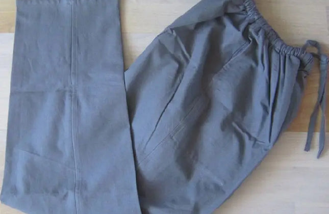Men Pants Cotton Chinese Traditional Men's Kung Fu Pants Wu Shu Tai Chi Elast