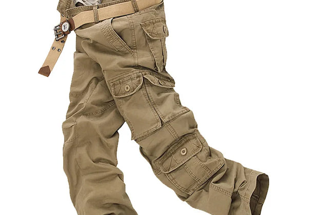 New Fall Men Cargo Pants Camouflage Trousers Pants for Men 4 Colors Pocket