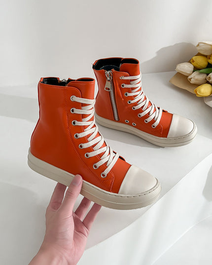 Men's Urban Athletic Zip Sneakers – Streetwear Casual Shoes