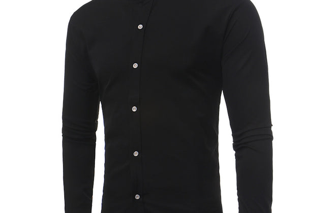 Fashion Men's Shirts for Men Designers Embroidery Slim Fit Casual Long Sleeve