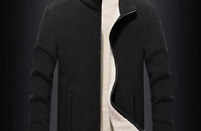 Mens Thick Fleece Jackets Men Outwear Sportswear Wool Liner Warm Jackets