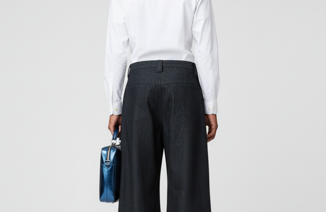 Pantalon de ville habillé pour homme – Vêtement professionnel élégant et formel