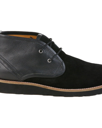 La botte Nolan Desert | Botte homme en cuir noir et daim